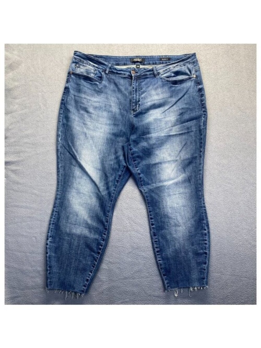 Judy Blue Jeans Women Plus Size 24W Blue Relaxed Fit,Stretch